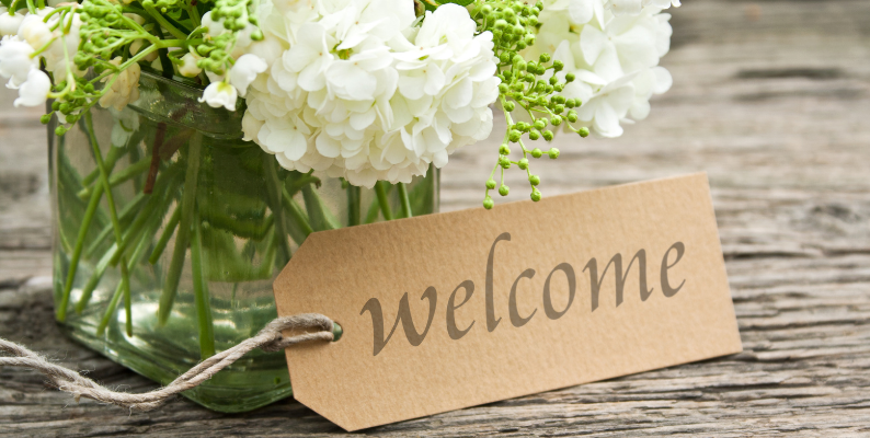 Fresh Flowers To Greet House Guests