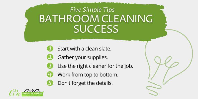 5 Simple Tips Bathroom Cleaning Success