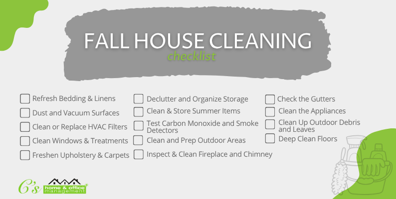 Fall House Cleaning Checklist Cs