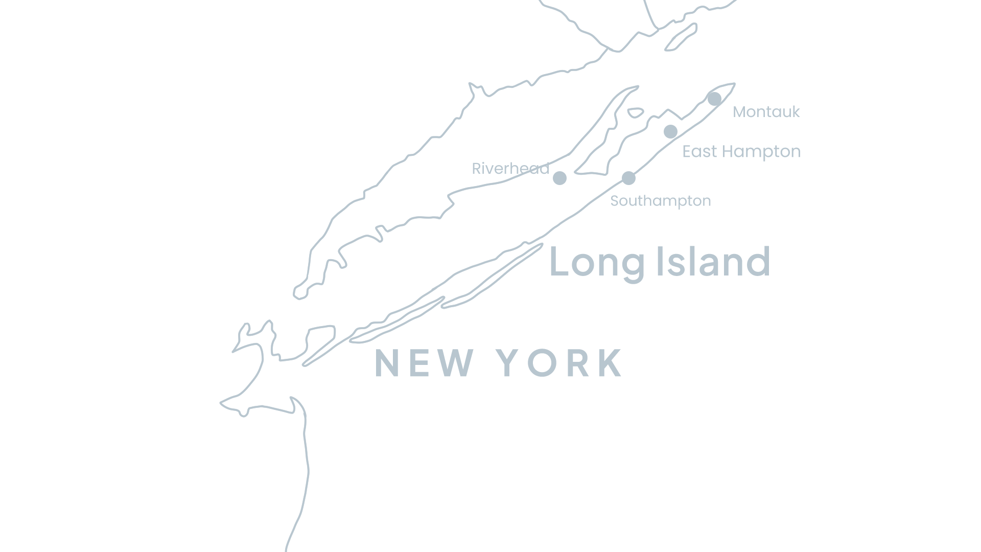 Long Island Map Light