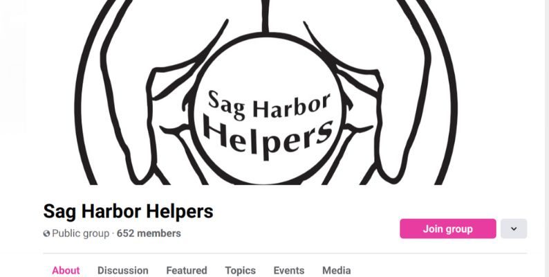 Sag Harbor Helpers Facebook page logo
